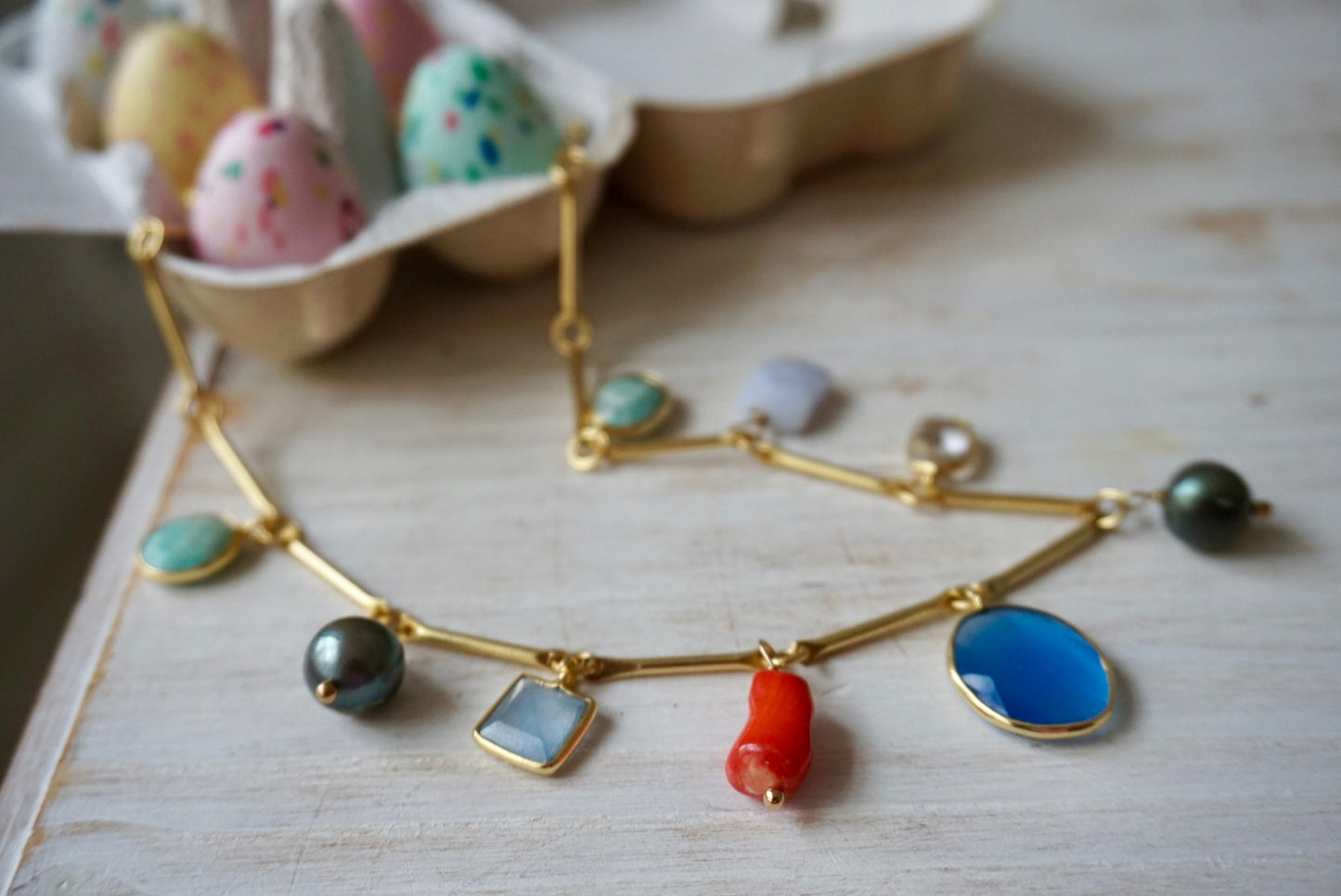 Oro + Pietre Multicolor