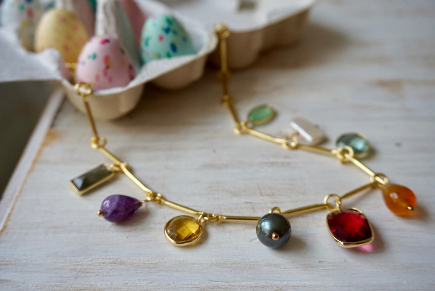 Oro + Pietre Multicolor