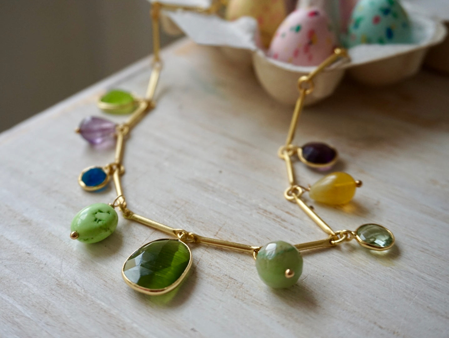 Oro + Pietre Multicolor