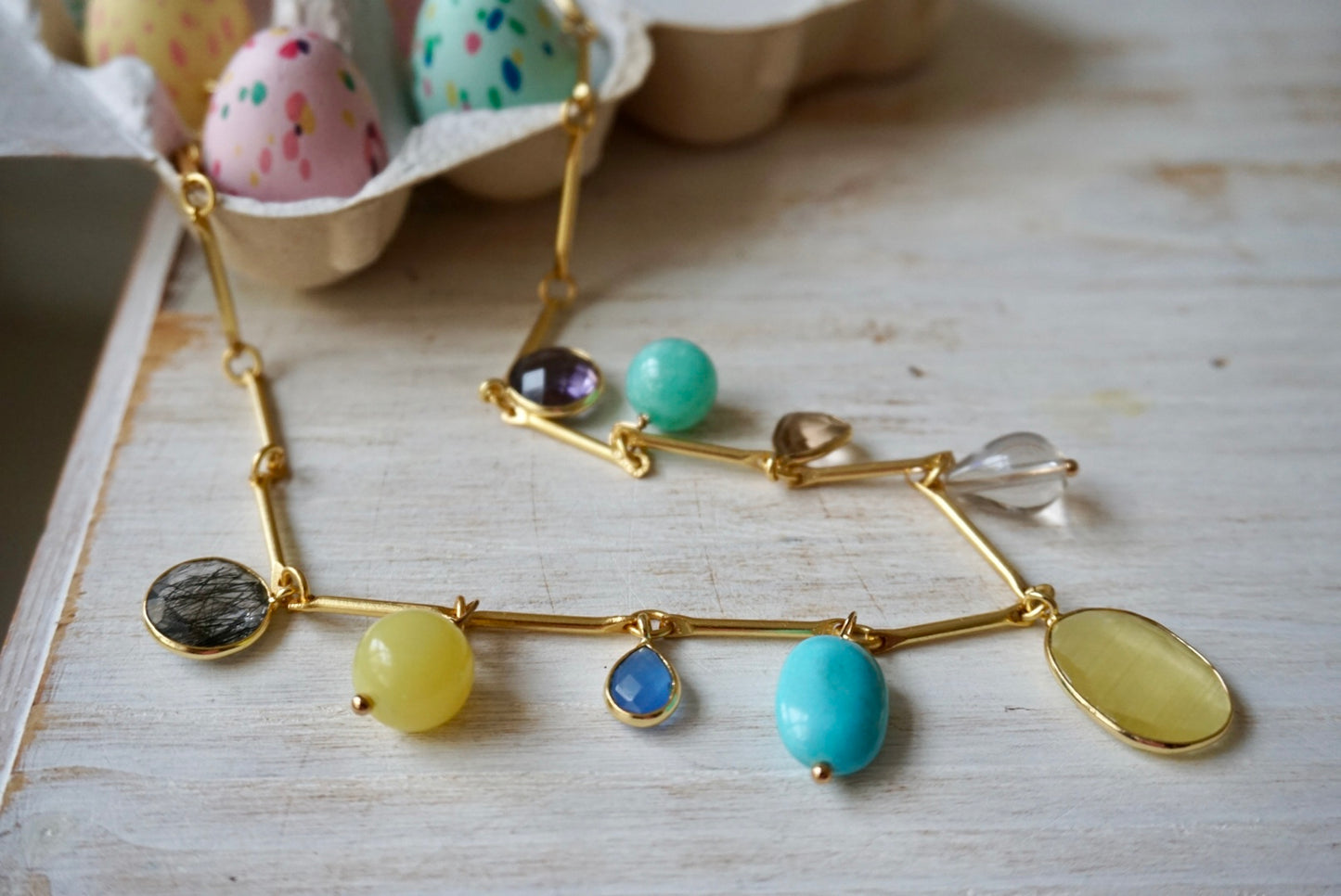 Oro + Pietre Multicolor