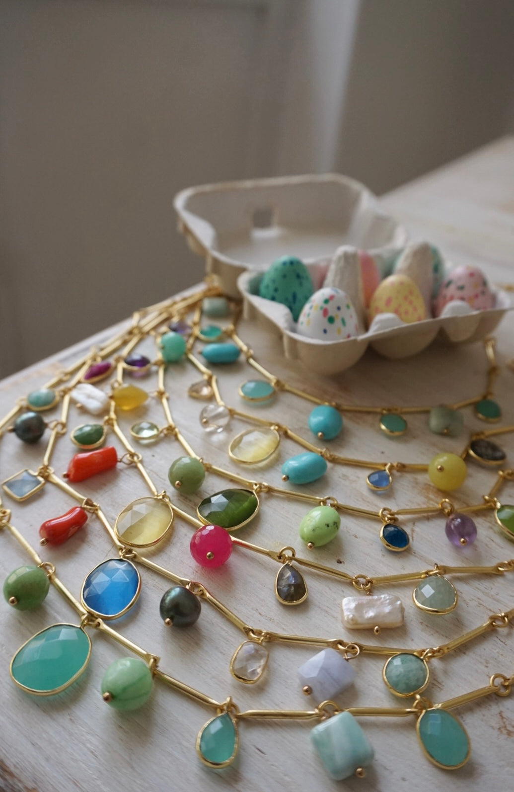 Oro + Pietre Multicolor