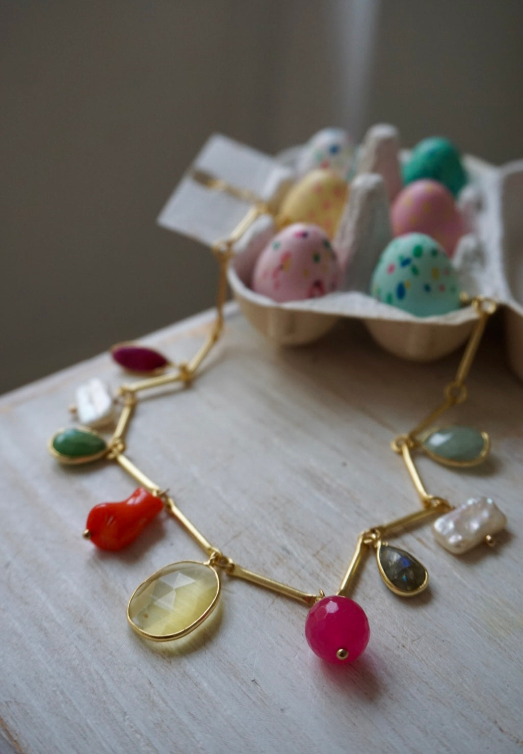 Oro + Pietre Multicolor