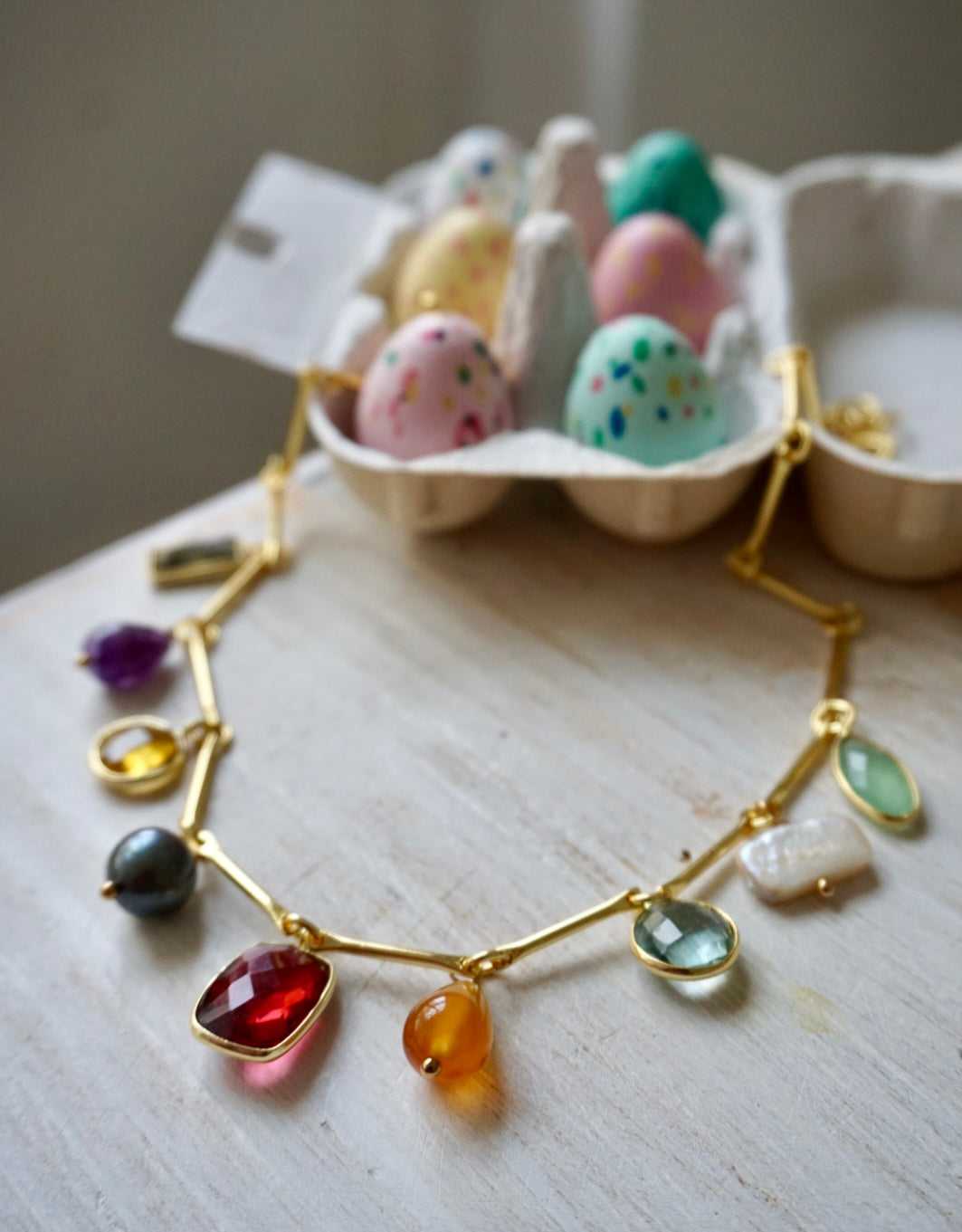 Oro + Pietre Multicolor