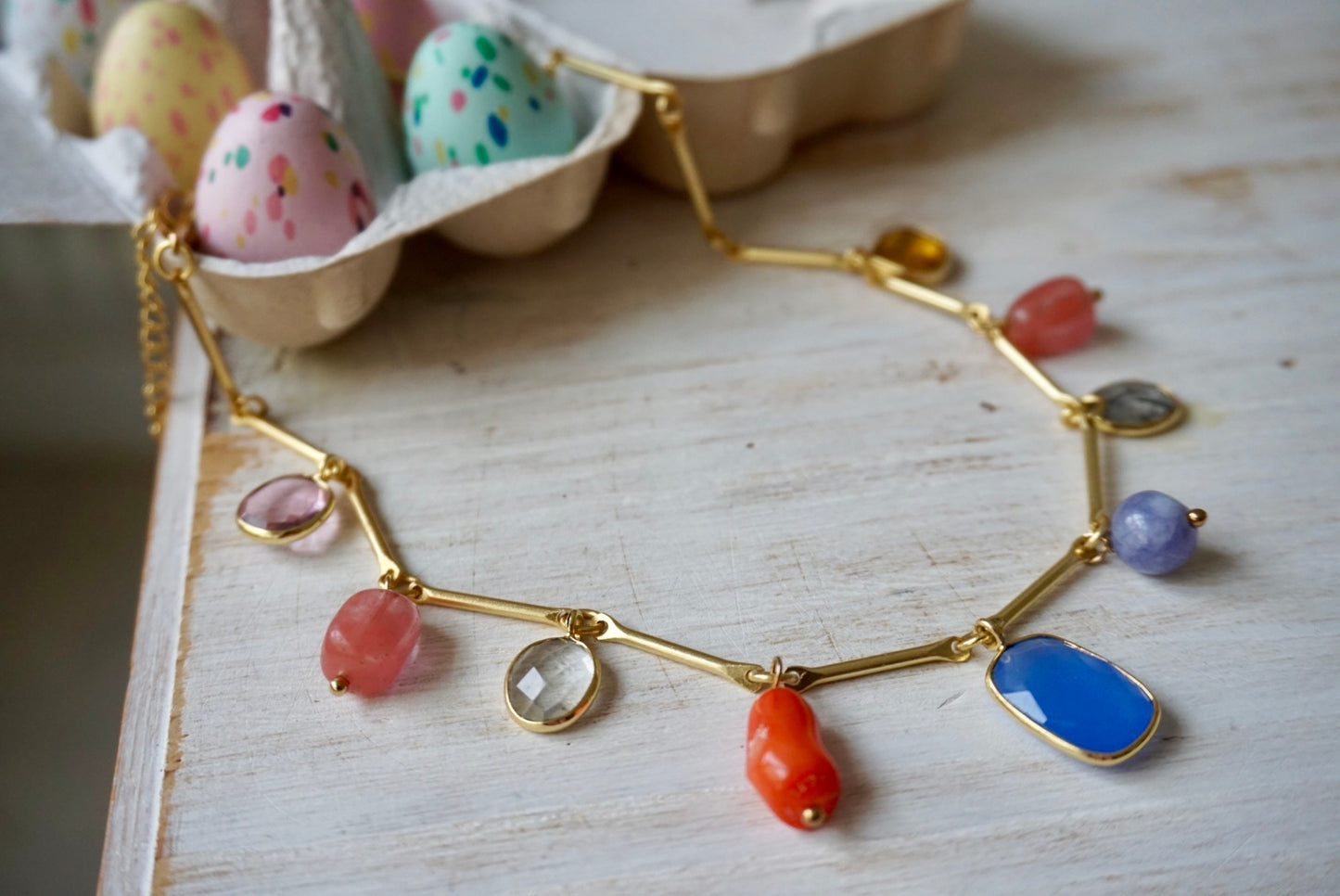 Oro + Pietre Multicolor