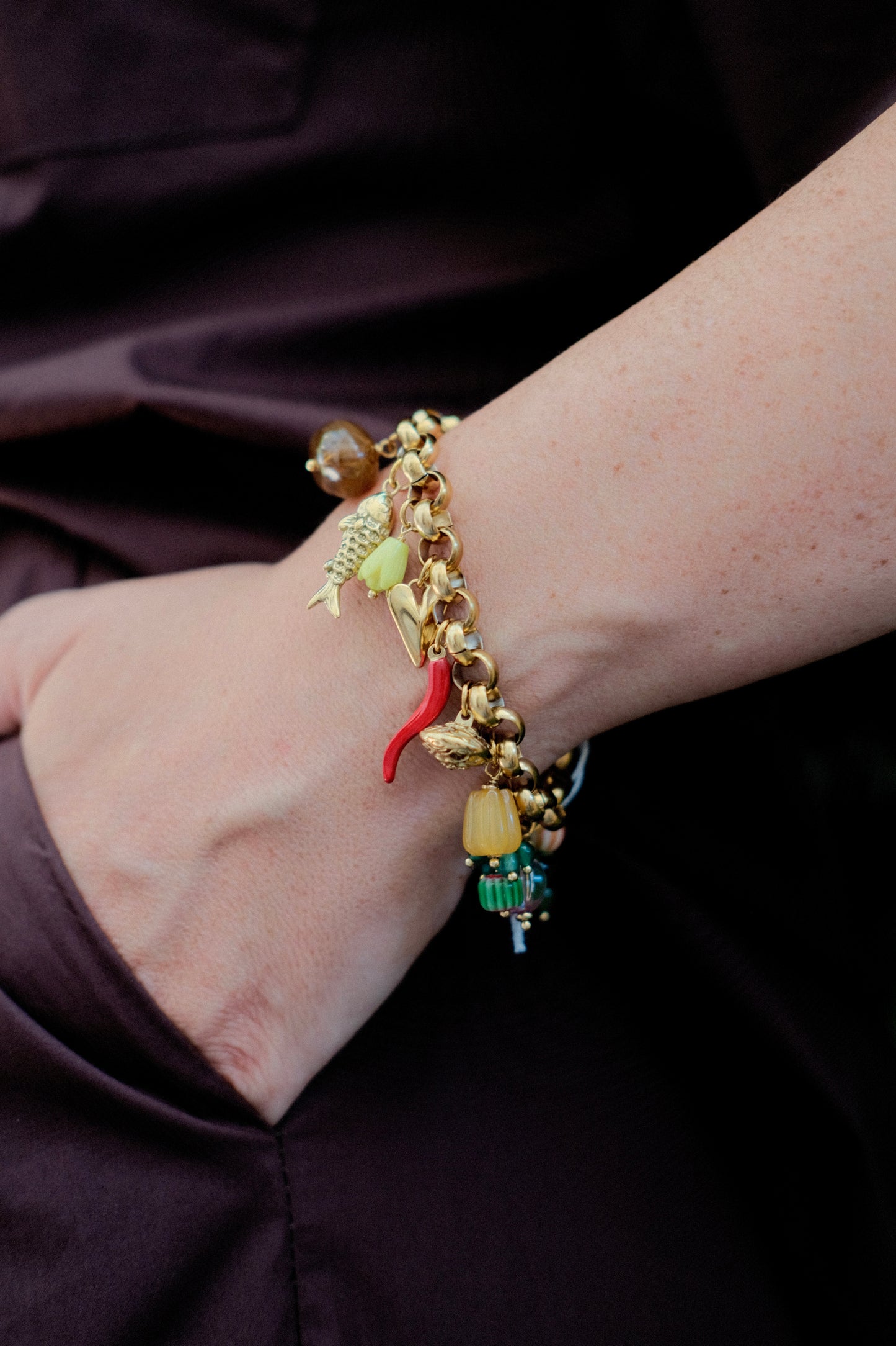 Oro + Smalti e Pietre Multicolor