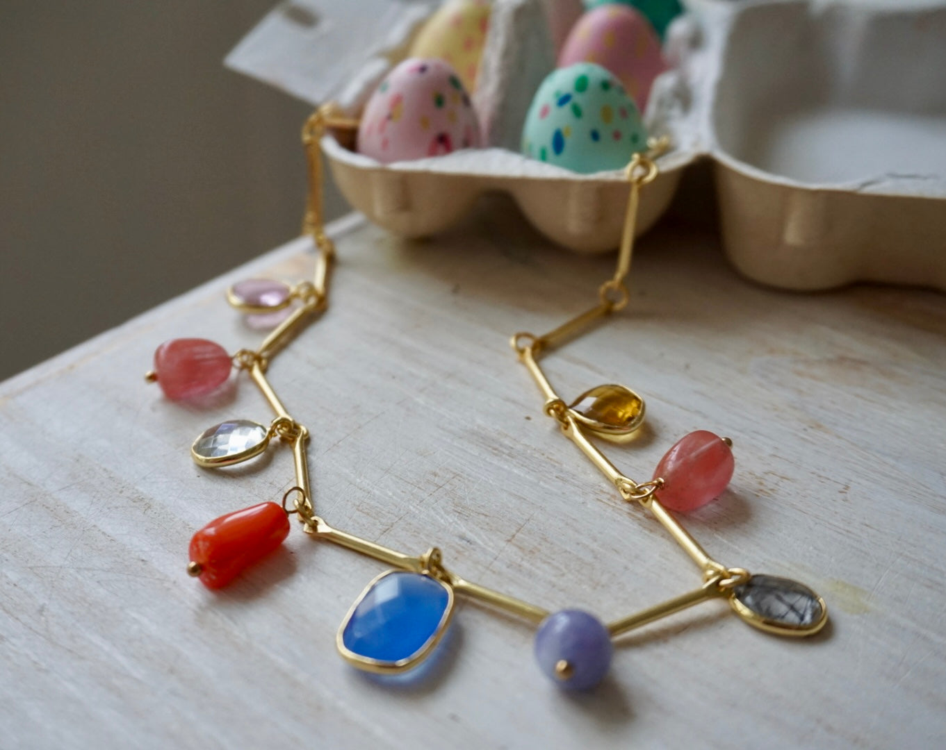 Oro + Pietre Multicolor