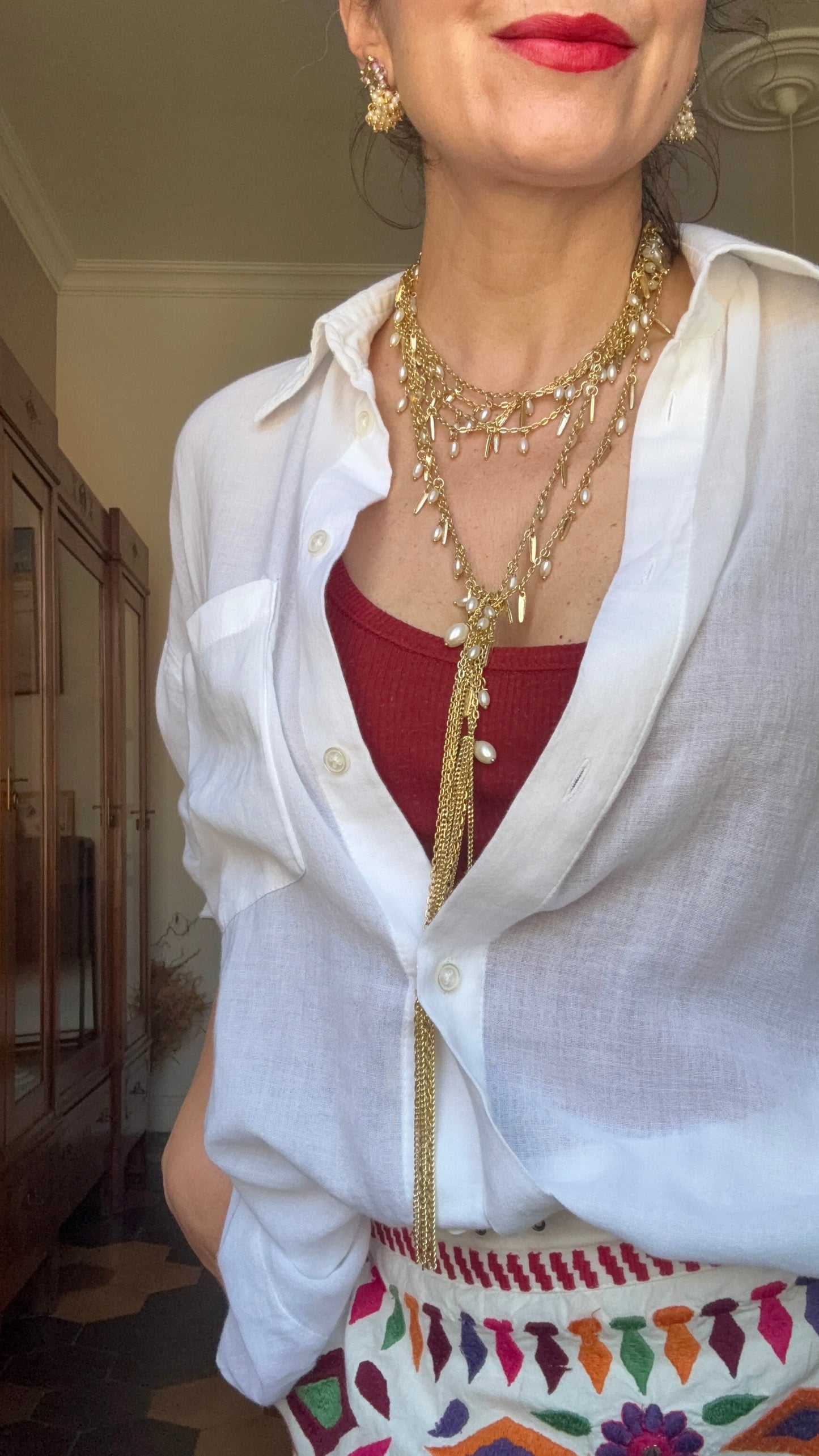 Collana Oro + Perle
