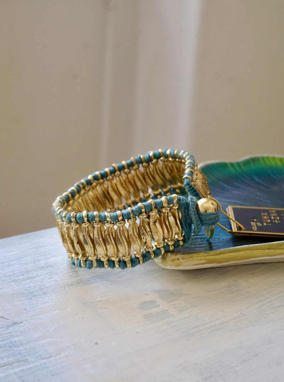 Bracciale Oro + Azzurro