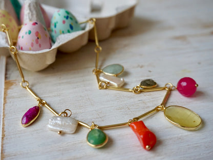 Oro + Pietre Multicolor