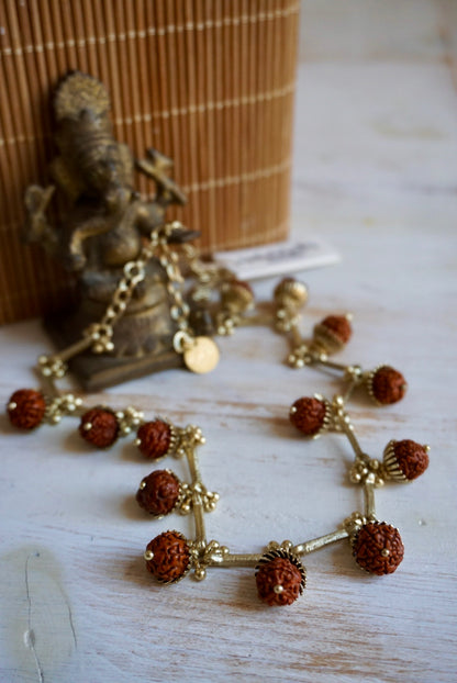 Collana Rudraksha