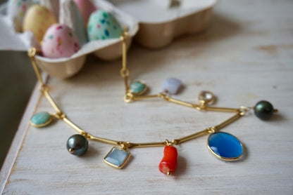 Oro + Pietre Multicolor