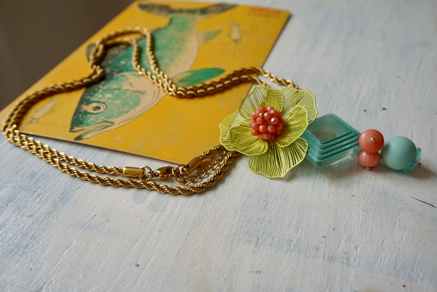 Oro + Lime e Corallo