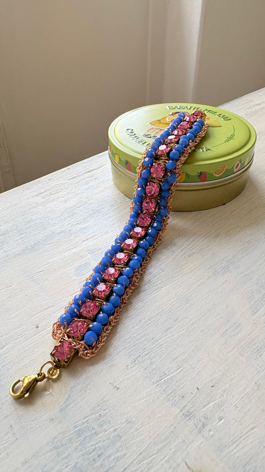 Bracciale Smeraldo e Lampone