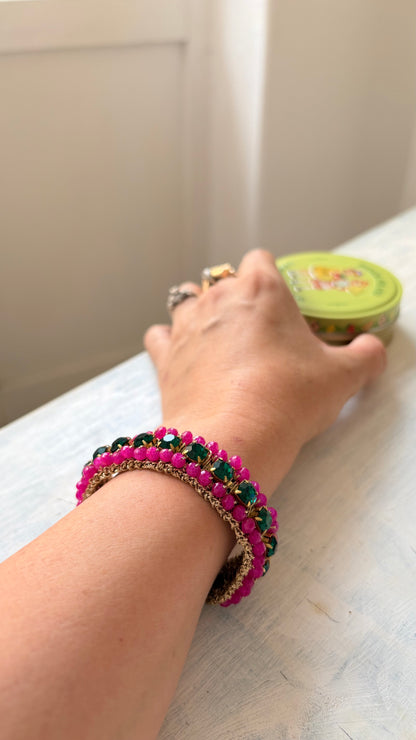 Bracciale Pervinca e Rosa