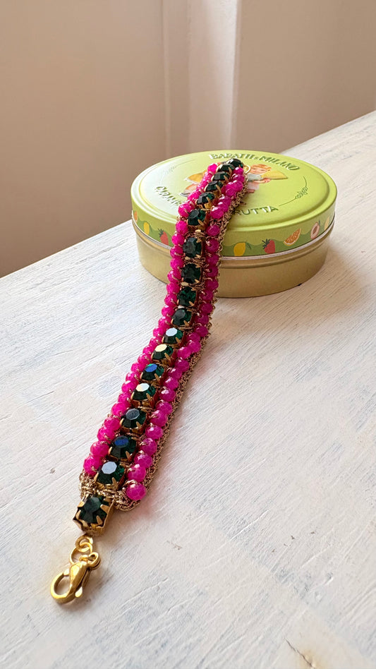 Bracciale Pervinca e Rosa