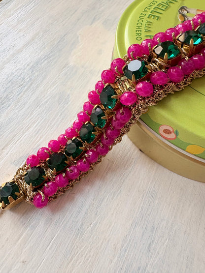 Bracciale Pervinca e Rosa