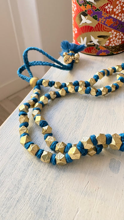 Collana Oro + Celeste