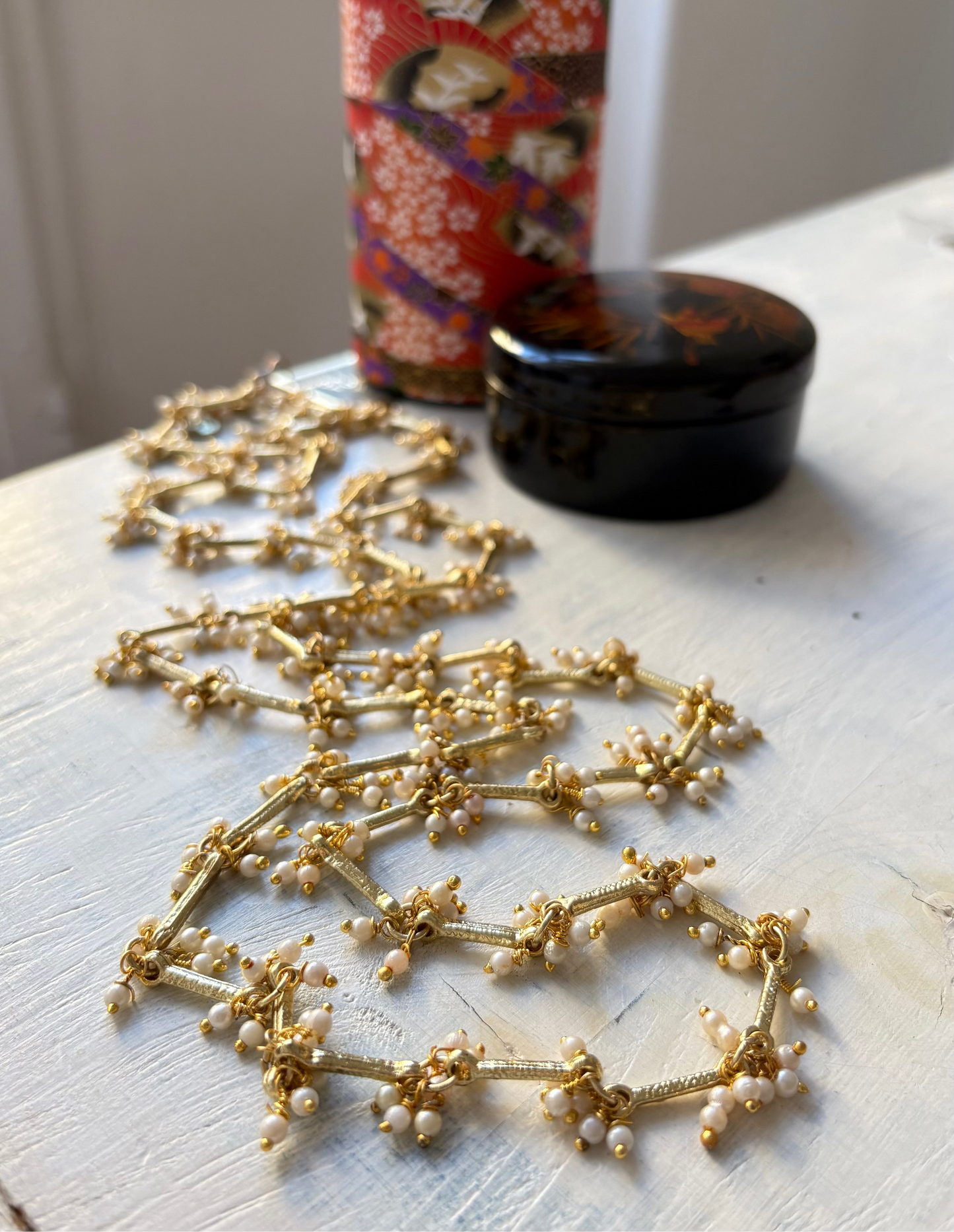 Collana Oro + Perline