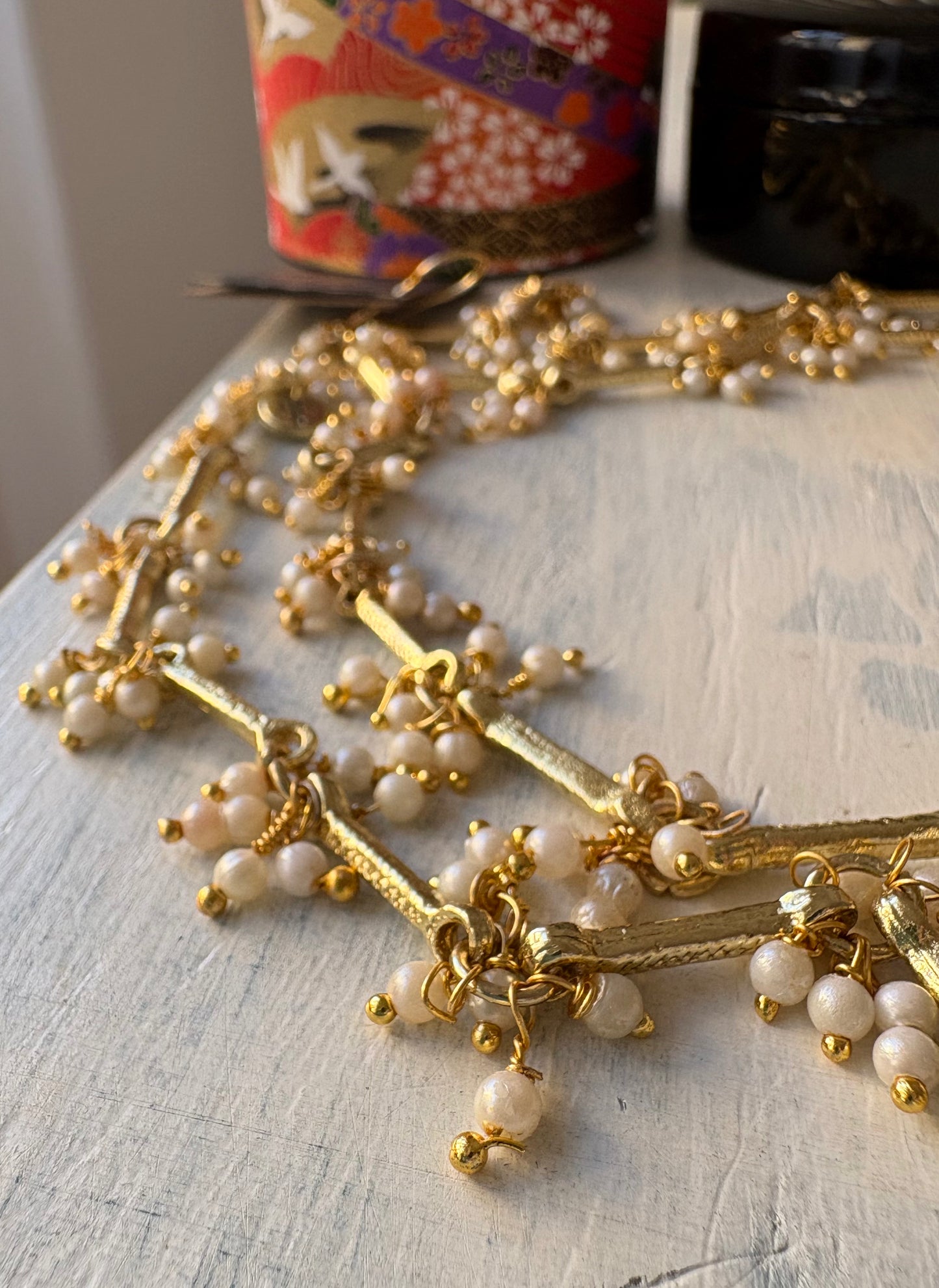Collana Oro + Perline