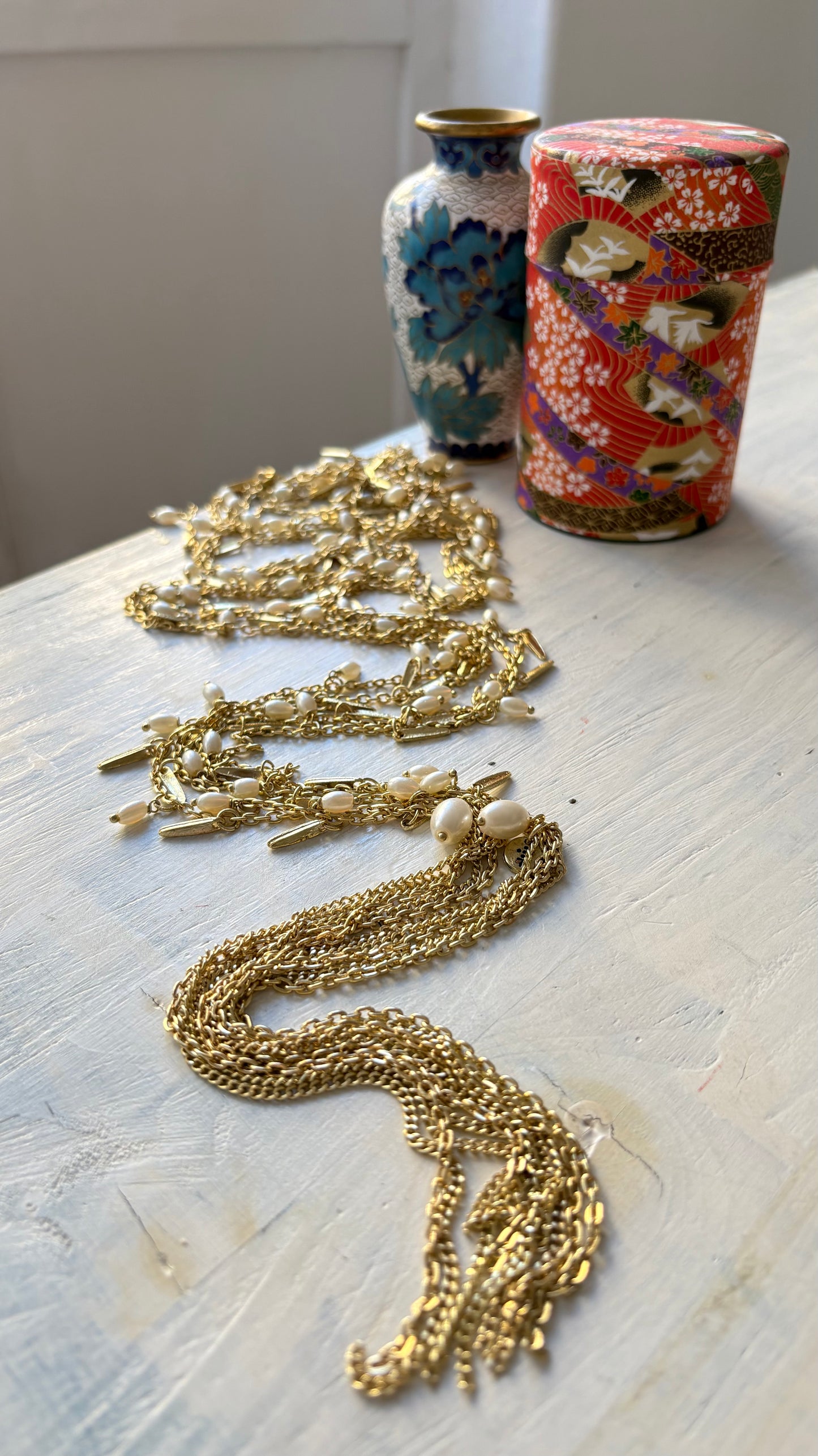 Collana Oro + Perle