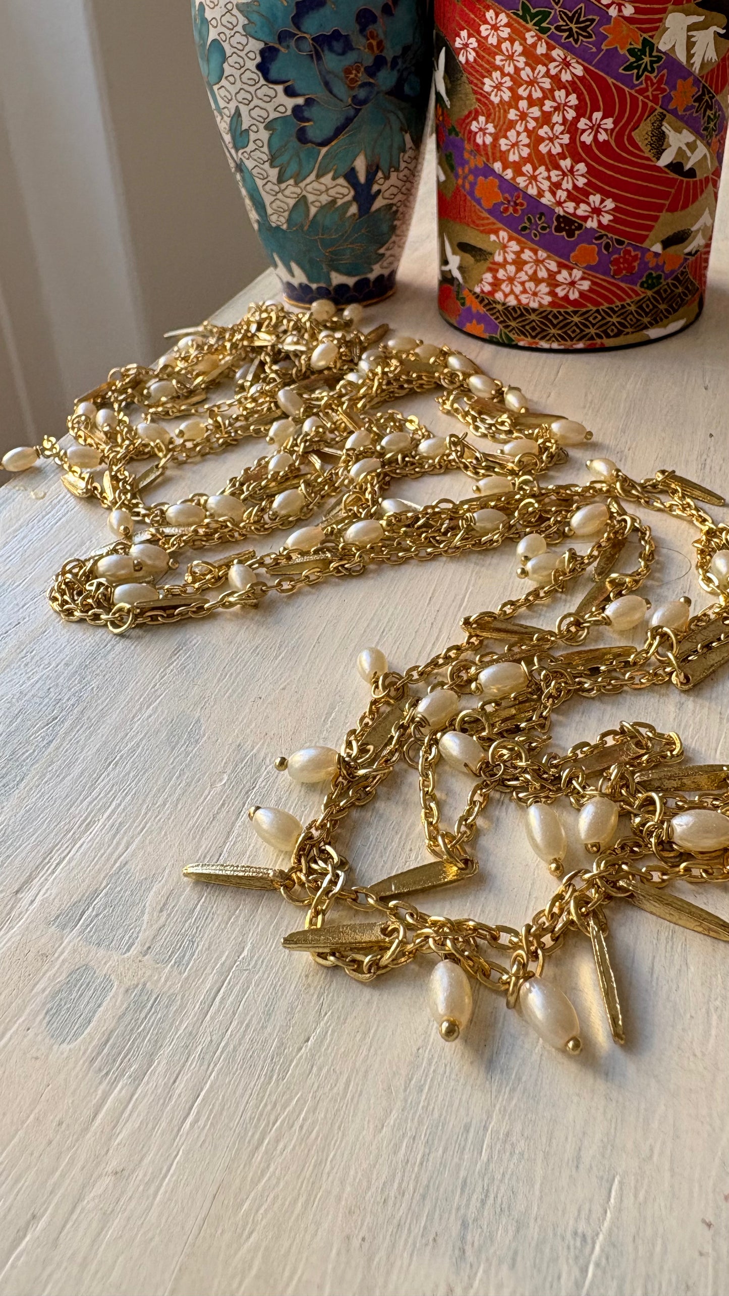 Collana Oro + Perle
