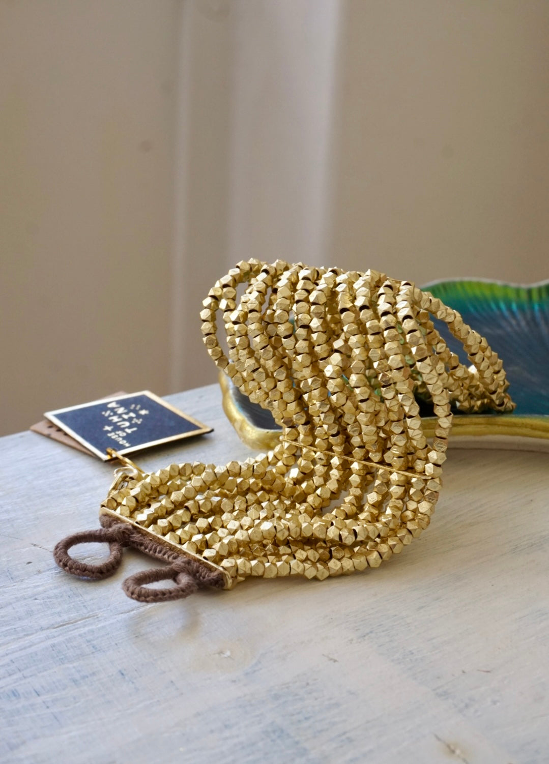 Bracciale Oro + Marrone