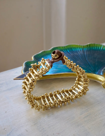 Bracciale Oro + Marrone