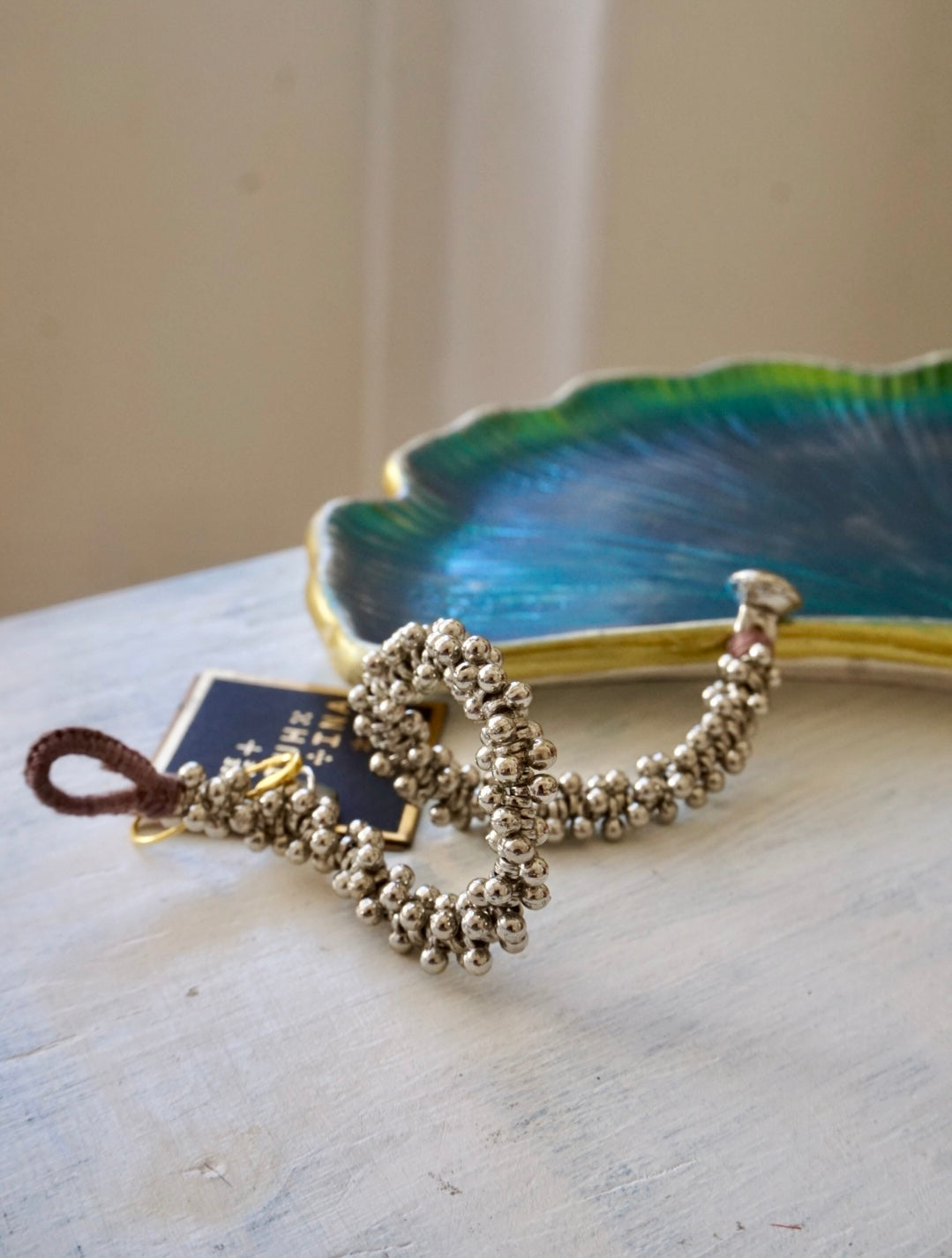 Bracciale Argento + Marrone