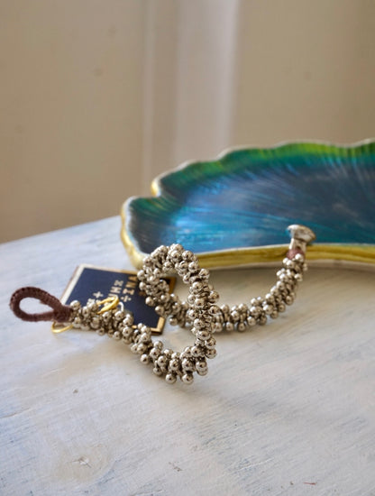 Bracciale Argento + Marrone