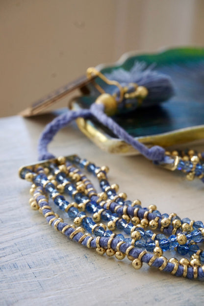 Bracciale Oro + Cristalli Pervinca