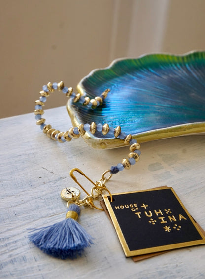 Bracciale Oro + Cristalli Pervinca