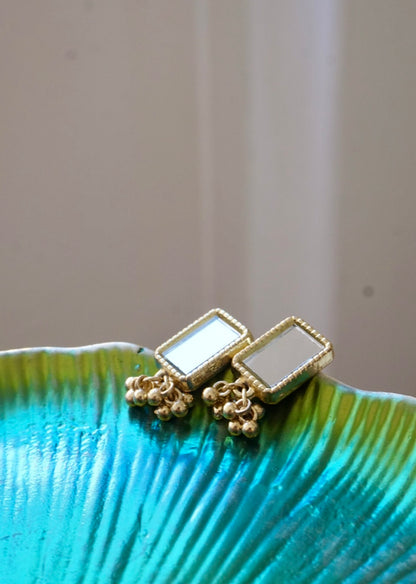 Orecchini Oro + Specchio