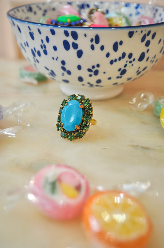 Turquoise + Pine Green